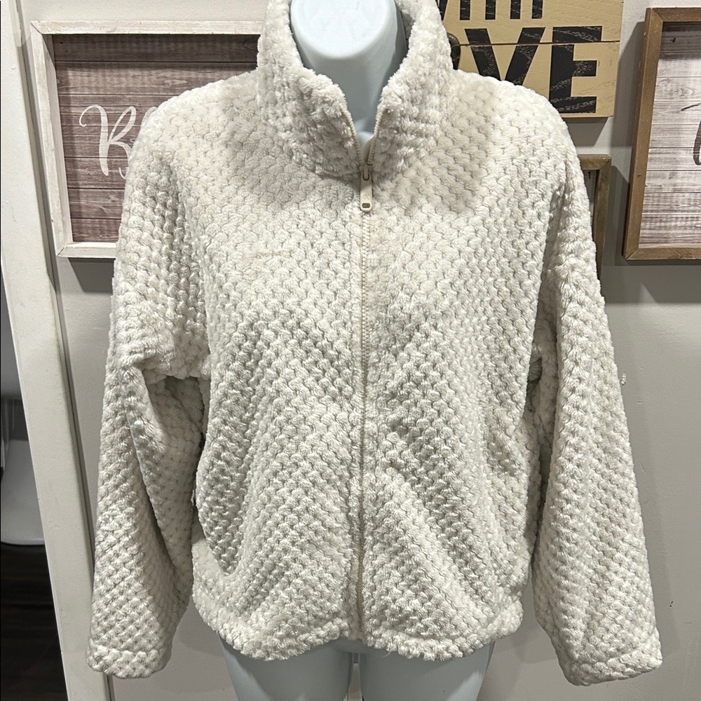 Calvin Klein Off-White Teddy Jacket